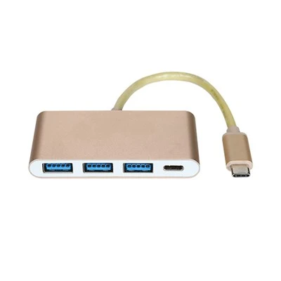 اكتب C إلى USB 3. 0 محول HUB مع 4 منافذ