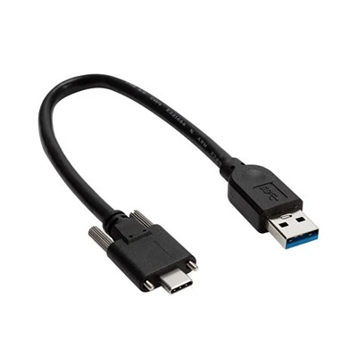 USB3. 0 AM TO TYPE CM Cable مع قفل لولبي مزدوج