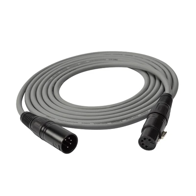 5 PIN XLR أنثى إلى ذكر كابل التصحيح ميكروفون كابل