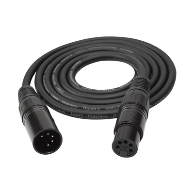 5 PIN XLR ذكر إلى أنثى ميكروفون التصحيح كابل